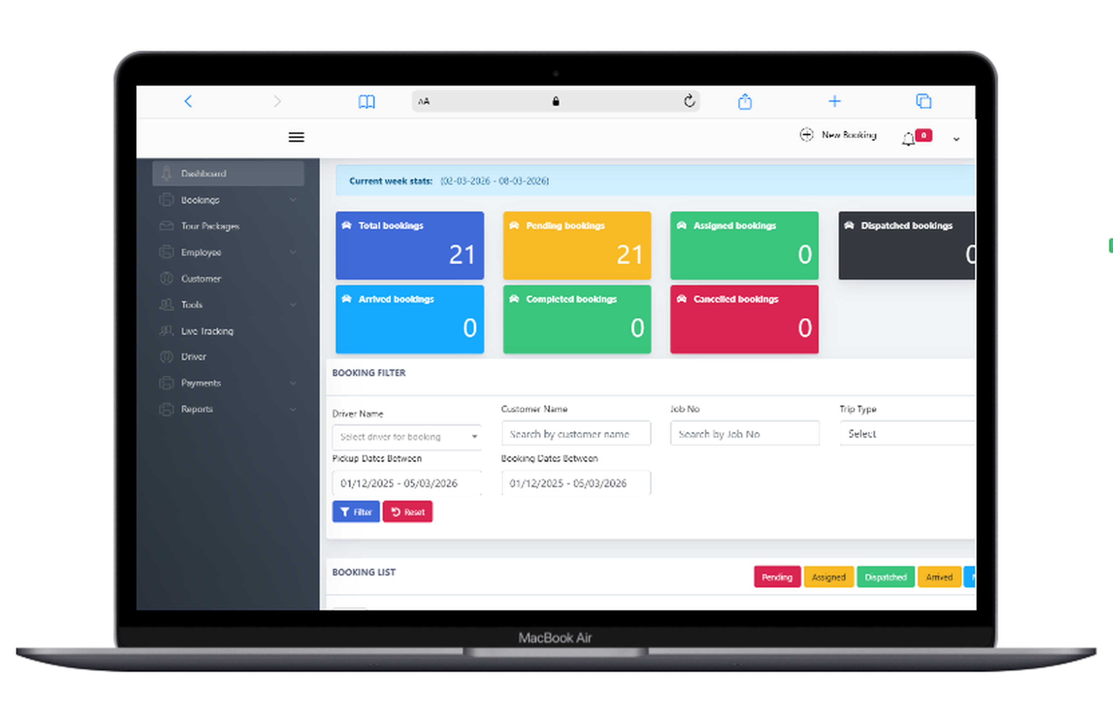 CRM Admin Dashboard