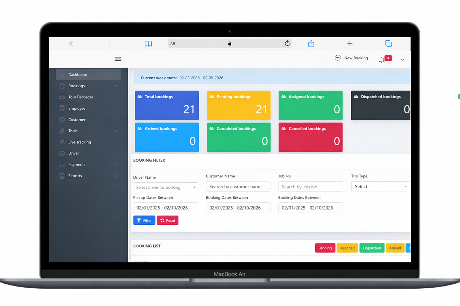 CRM Admin Dashboard